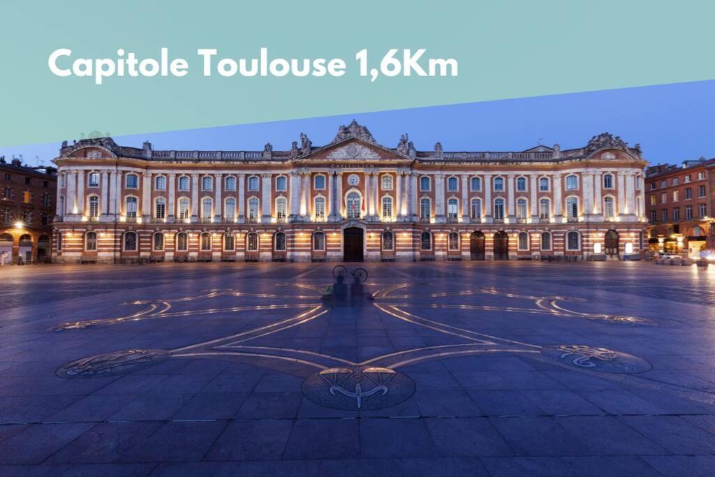 2 Chambres - Proche Gare Sncf Avec Parking Toulouse Exterior foto